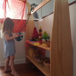 Image of Wooden Playstand - single