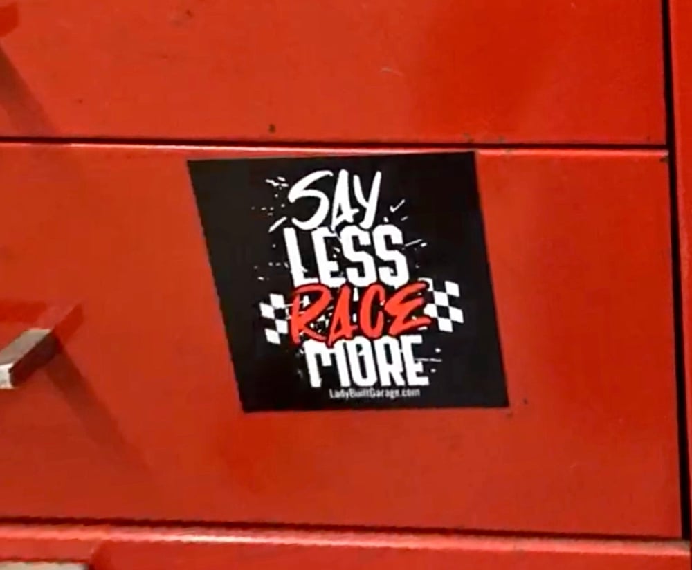 Image of SAY LESS RACE MORE - MAGNET