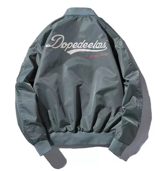 Image of Dopedealers Bomber Jacket (Grey)