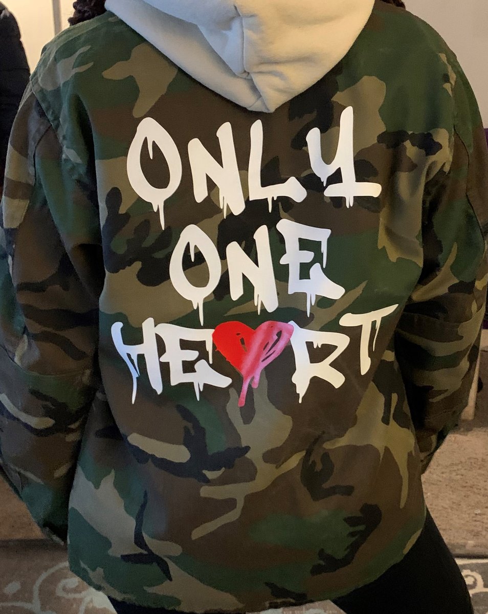 Limited Edition Camo Graffiti Jacket Only One Heart Apparel