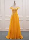 Pretty Long Chiffon Long Party Gown, A-line Prom Dress 2020