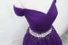 Lovely Dark Purple Tulle Long Formal Gown, Purple Evening Dress