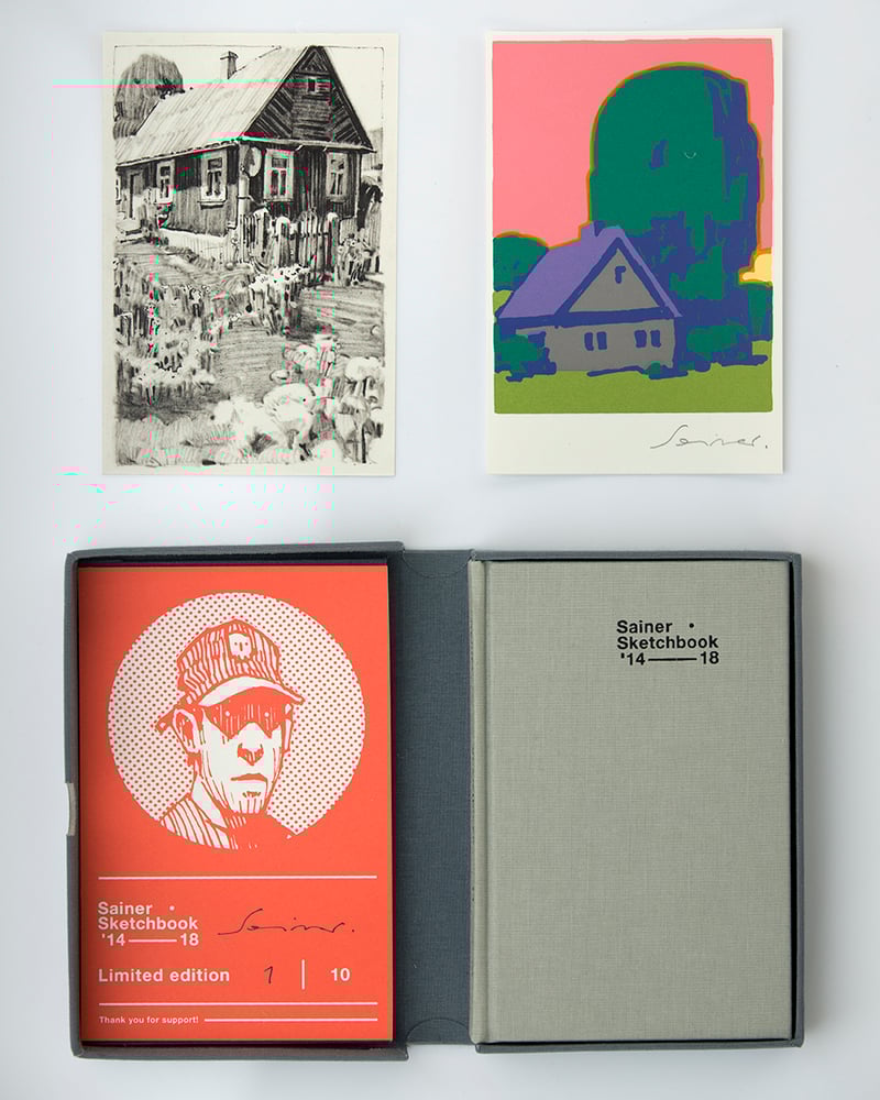 Image of SAINER "Sketchbook 14-18" LIMITED EDITION