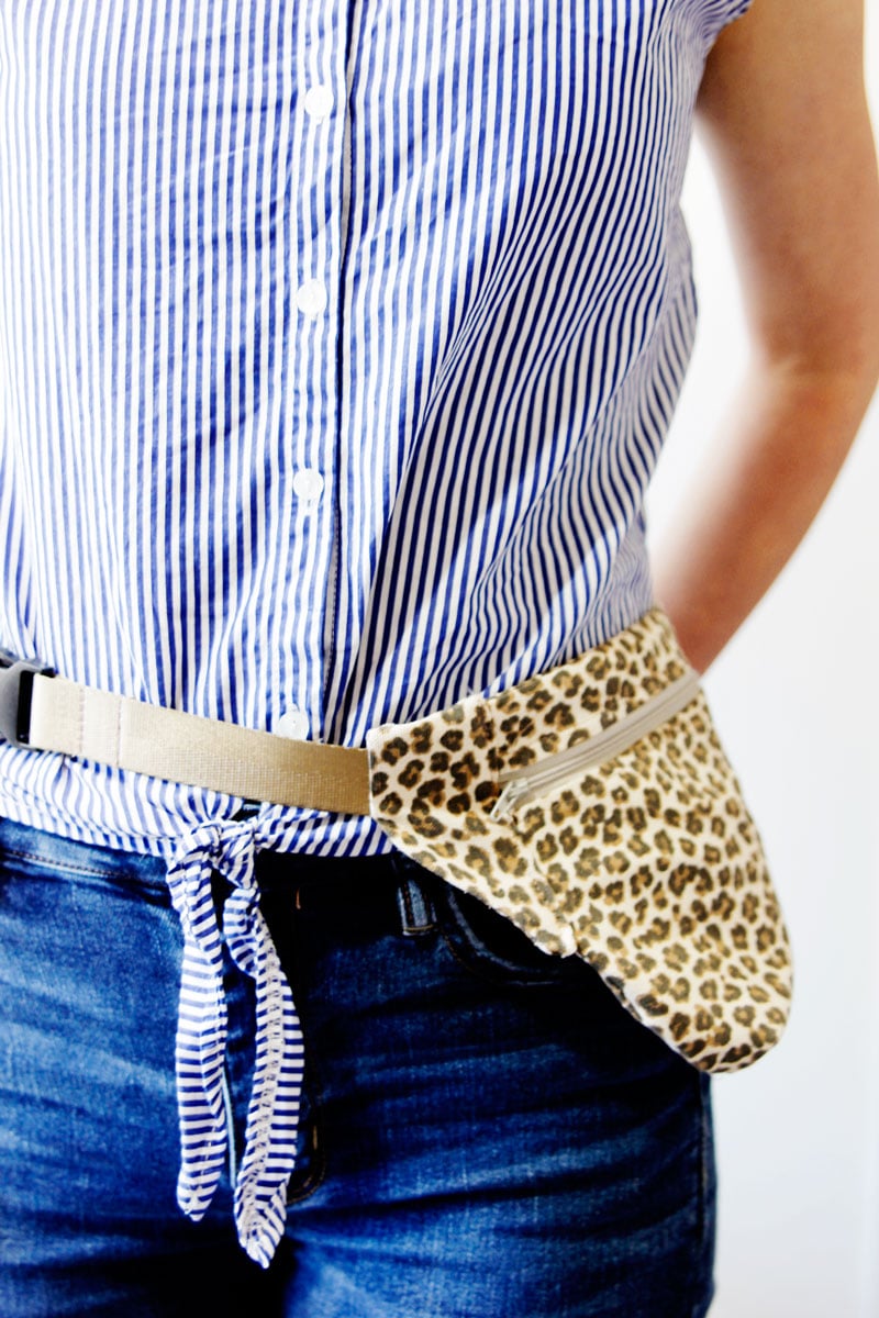 Image of the FANNIE fanny pack PDF pattern