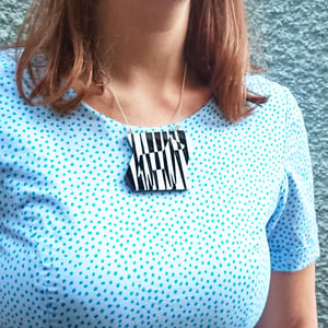 Image of Dazzle Zebra necklace