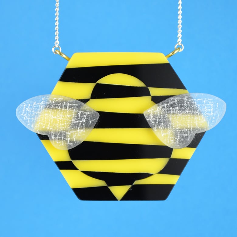 Image of Dazzle Bee necklace