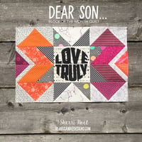 Image 3 of Dear Son - PDF Block of the Month