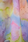 Jupe "couleur de ciel" et perles de pluie