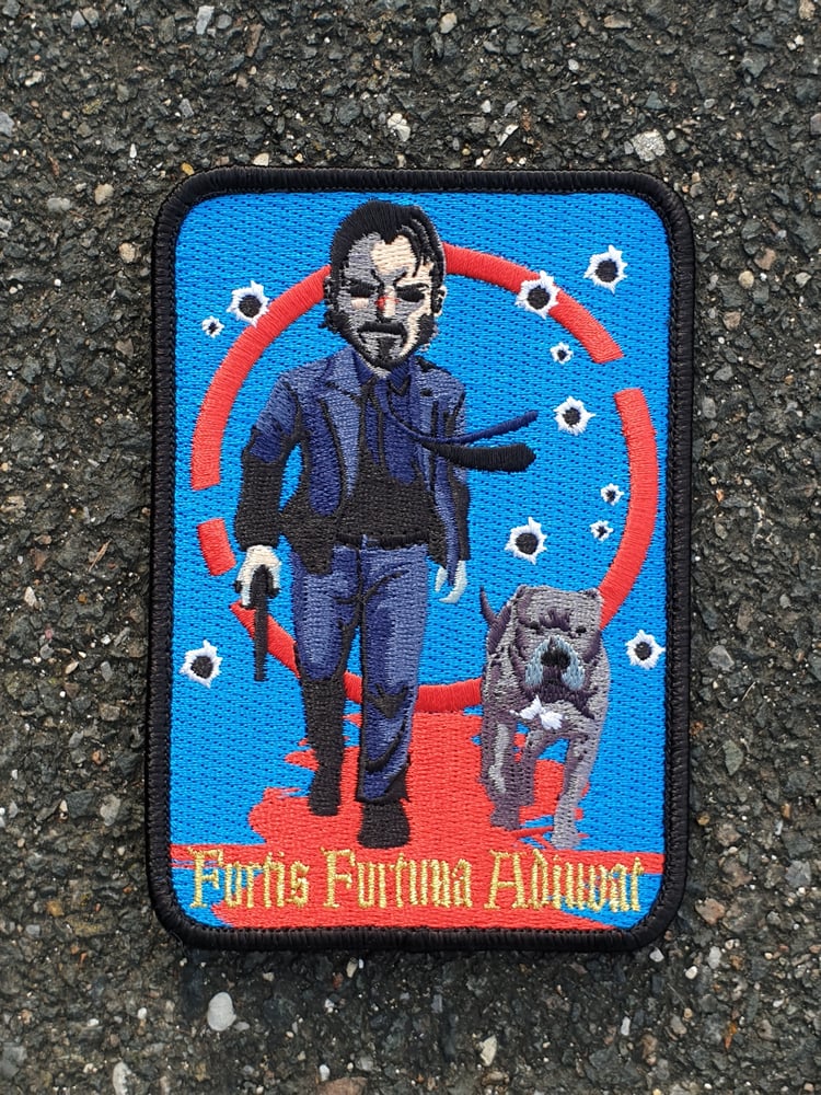 Image of The Man with the Killer Pencil and his dog