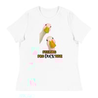 Image 3 of Women's Relaxed T-Shirt, Productive Duck Funny Tee