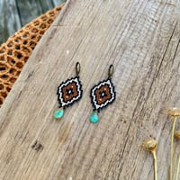 Image 2 of Thicket earrings - Desert no.2