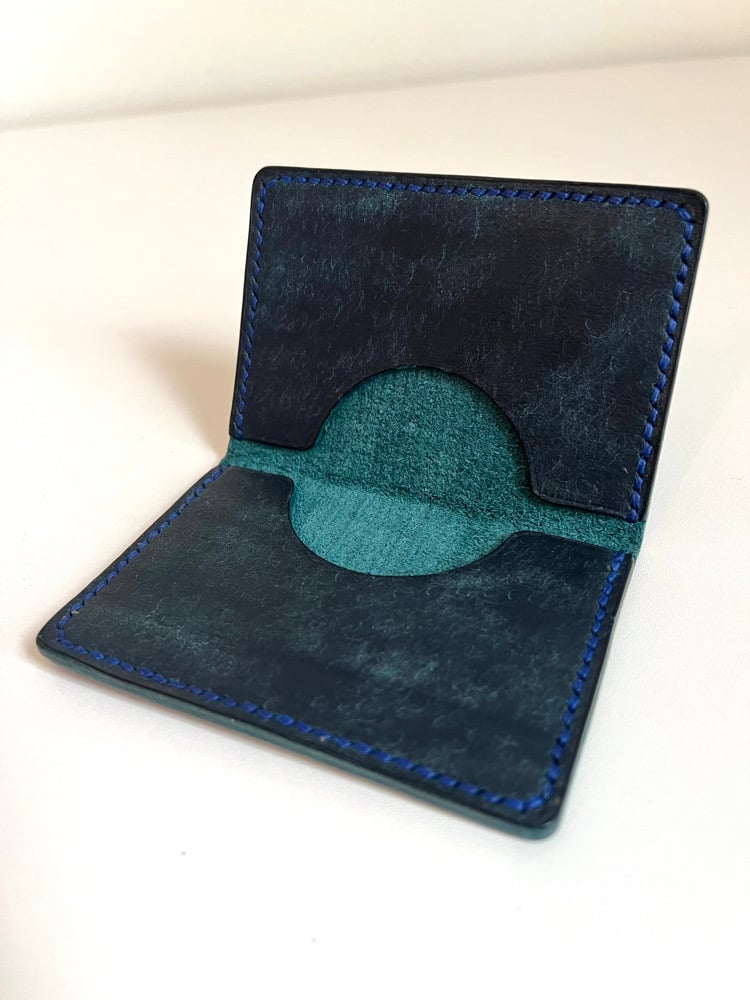 Image of Sapphire Pueblo Slim Bifold Cardholder 