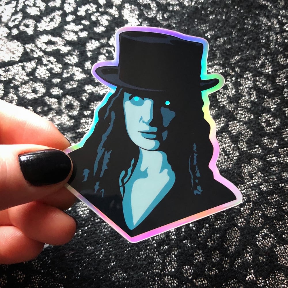 Image of ROSE THE HAT Holographic Sticker
