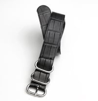 Image 1 of “Rubber” Alligator NATO strap - water resistant