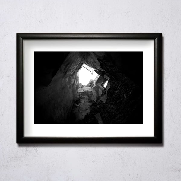Image of Looking Up (Raglan Castle) A4/A3 photographic print