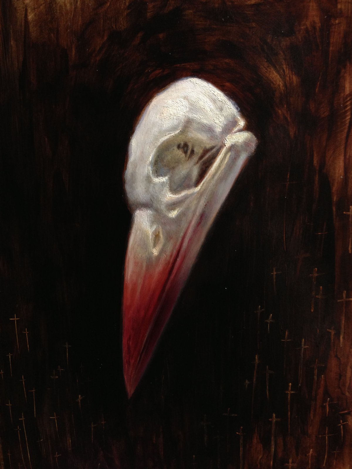 Original Oil Painting- "Sacrifice" 5"x7" oil on panel