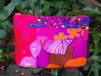 Image 2 of Vintage Hawaiian fabric clutch #28