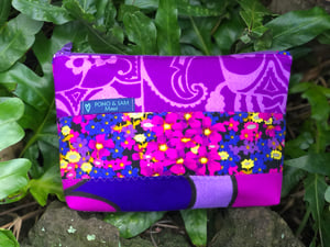 Image of Vintage Hawaiian fabric clutch # 21