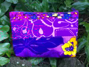 Image of Vintage Hawaiian fabric clutch # 21