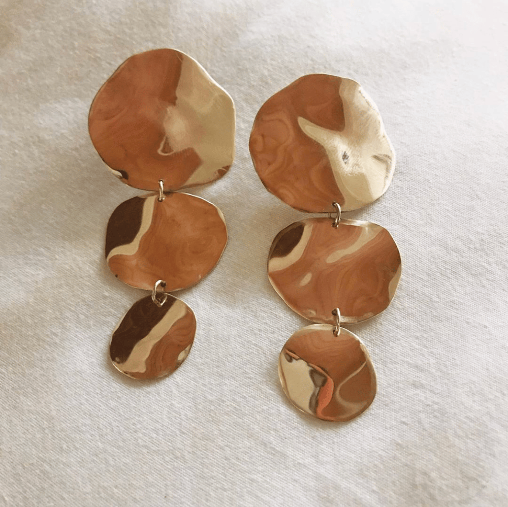 Image of Reflective pools earrings
