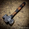 Handforged Rounding Hammer with skull motif ( Made to order)