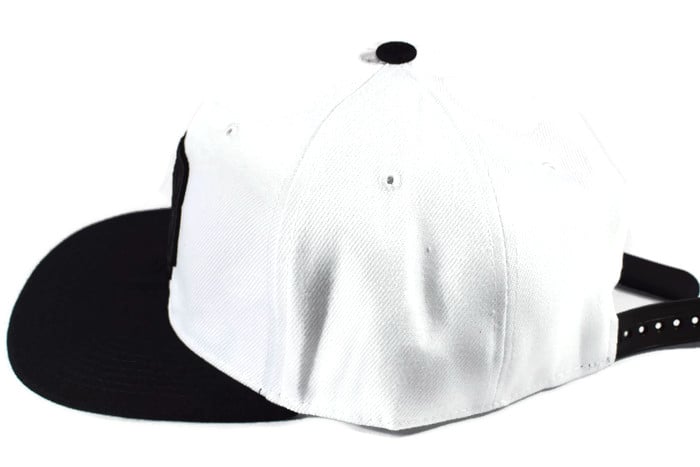 white hat black bill