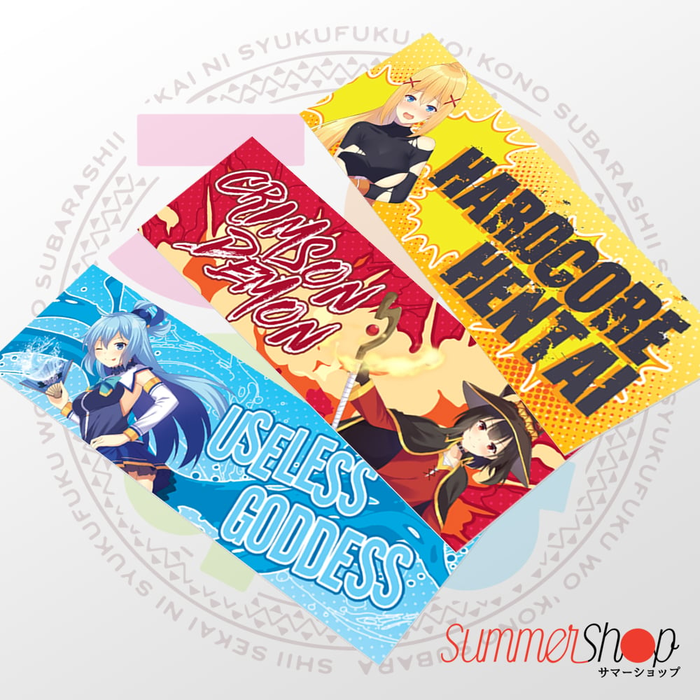 Anime Peeker and Stickers, Konosuba