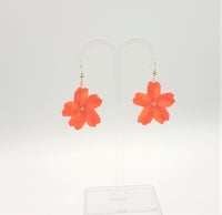 Image 2 of Boucles d'oreille SAKURA Orange