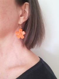Image 3 of Boucles d'oreille SAKURA Orange