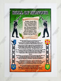 Image 1 of Roll of Honour A3 Print (Unframed).