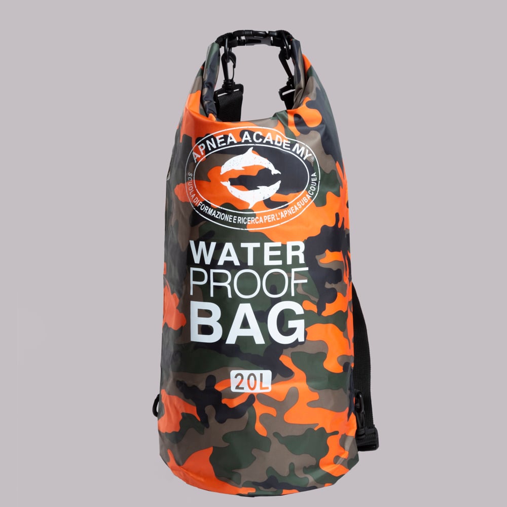 APNEA ACADEMY DRY BAG 20 L CAMO ORANGE