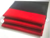 Men’s 100% Red Cotton Pre-Folded Pocket Square (One)