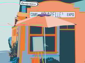 Groix, Atelier boutique Aquarelles