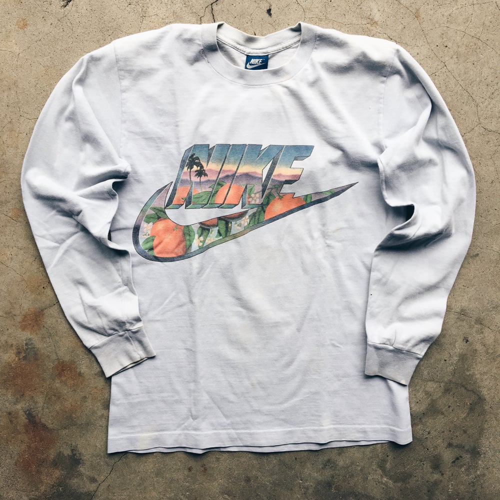 Image of Original 80’s Nike Blue Tag “City Series” L/S Tee.