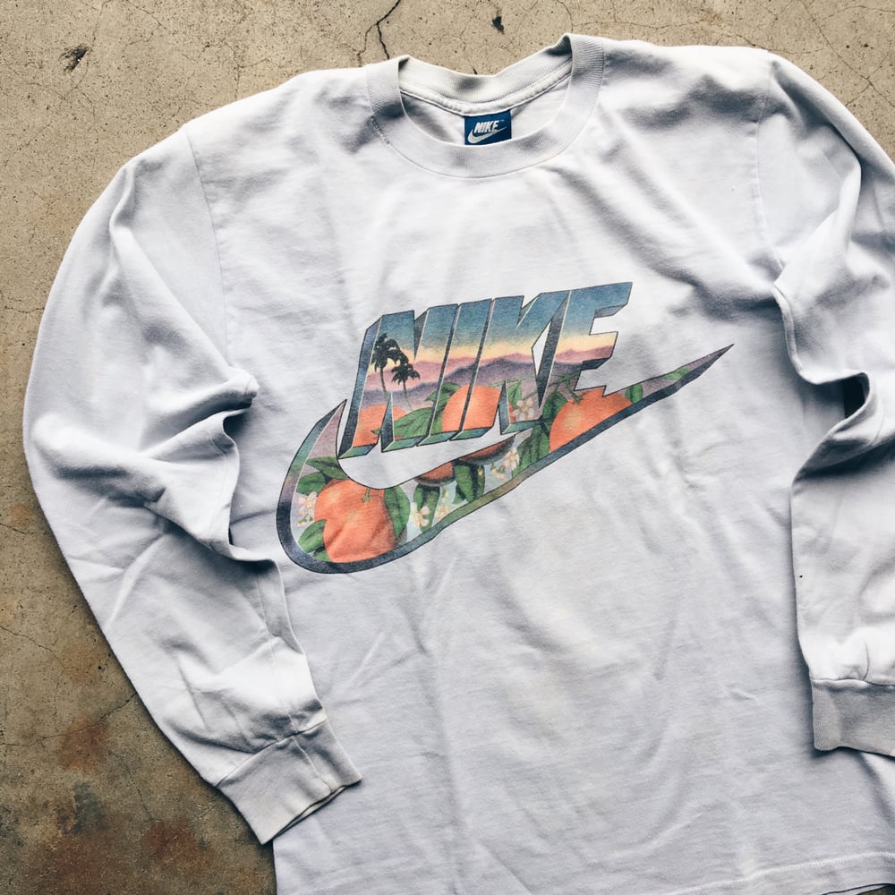 Image of Original 80’s Nike Blue Tag “City Series” L/S Tee.