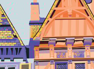 Quimper, maison à colombages