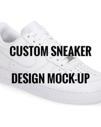 Image 1 of Custom Sneaker Commission Mock Up 