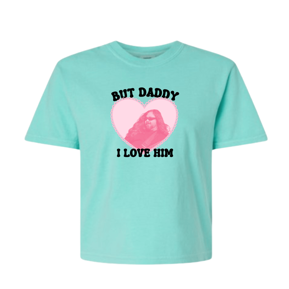 Image of I Love SCHOOLS TEAL SLIGHT CROP