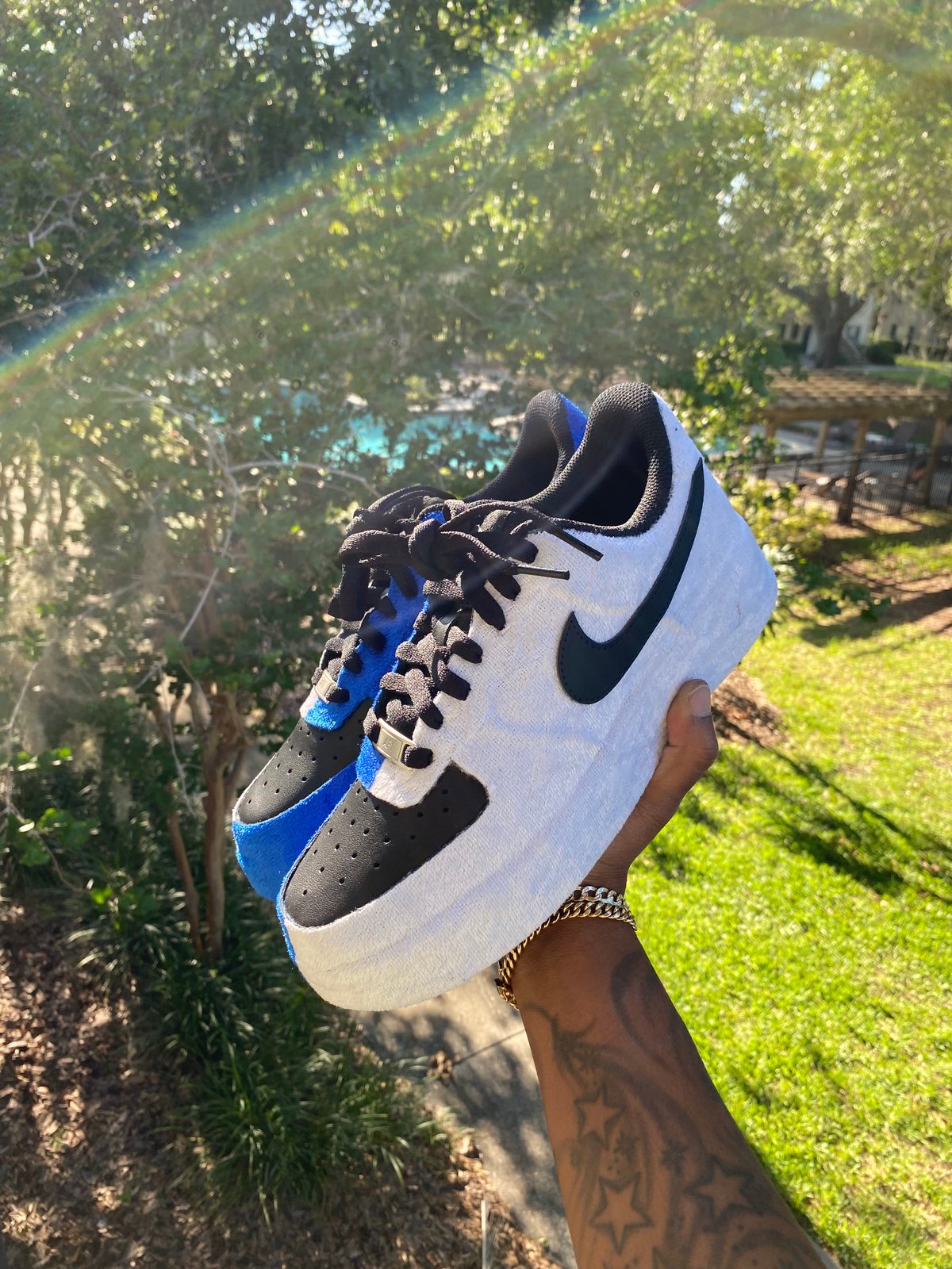 Nike air force outlet blue velvet