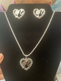 Image 1 of silver Barbie necklace 🩶