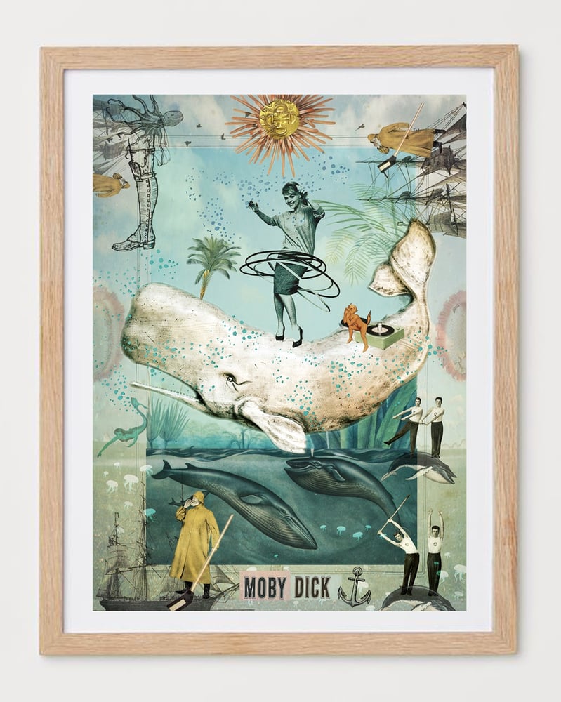 Image of Moby Dick lámina