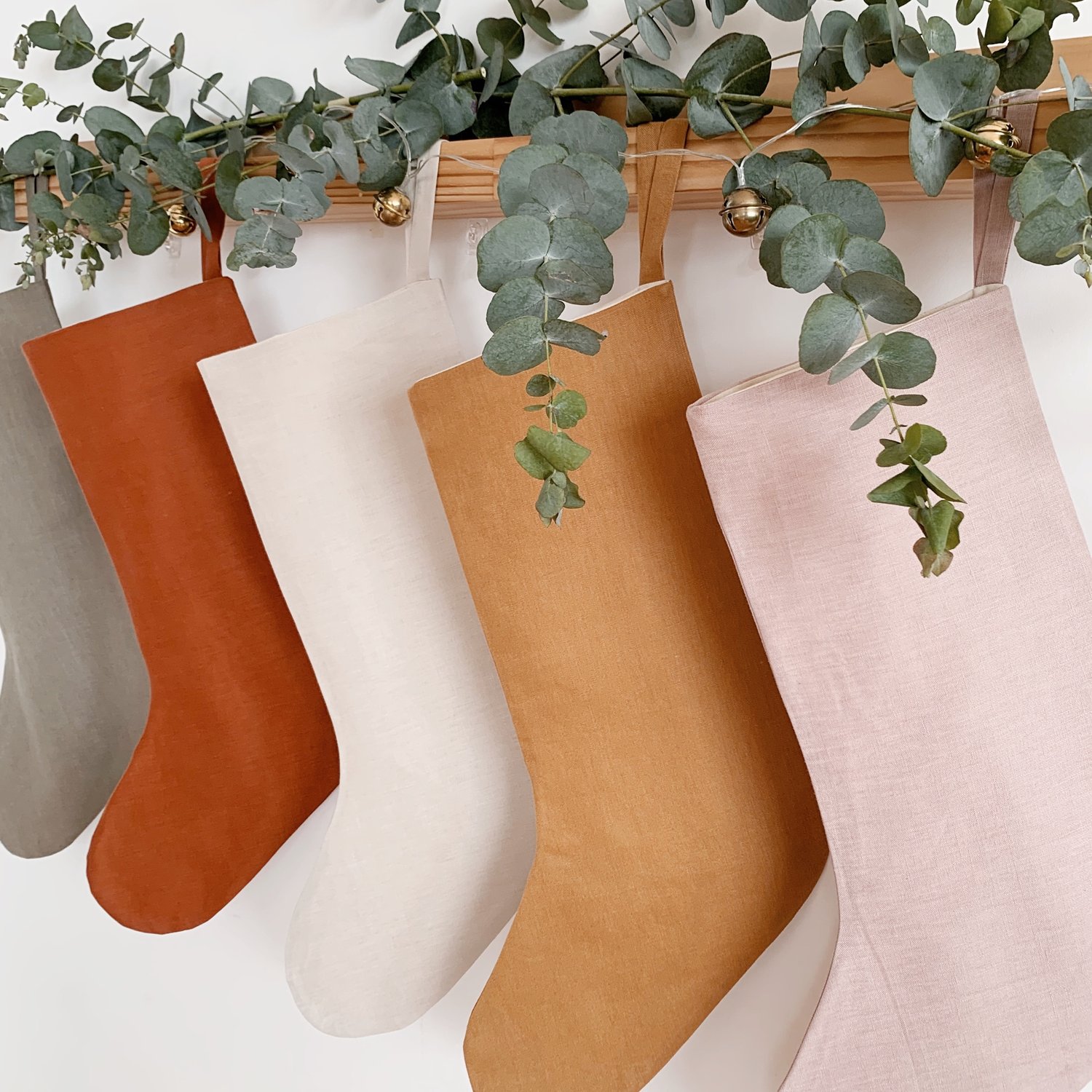 Image of linen stocking in banksia
