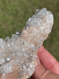 Image 10 of Glass Apophyllite, Stilbite & Chalcedony Specimen | India #3042