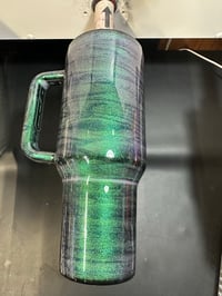 40oz green Alana swirl 