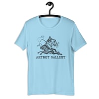 Image 10 of Artbot Horse Fly Printed in Black Unisex t-shirt