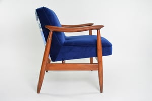 Image of Fauteuil Varsovie Bleu Kanagawa