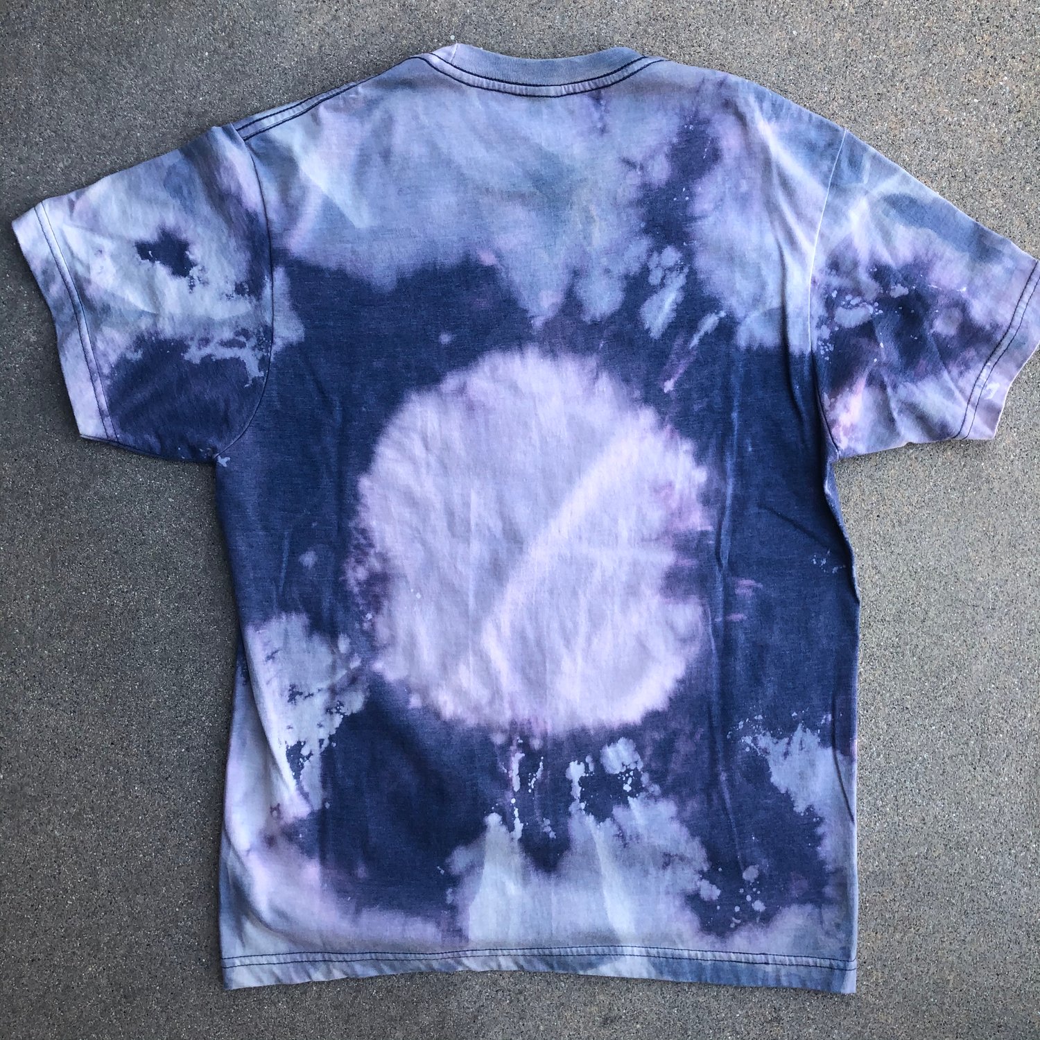 Image of Custom Bleached Nirvana Smiley Face Tee