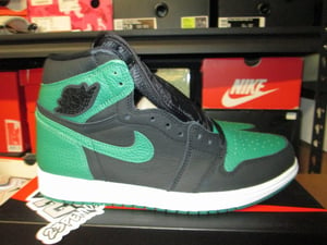 Image of Air Jordan I (1) Retro High OG "Pine Green/Black"