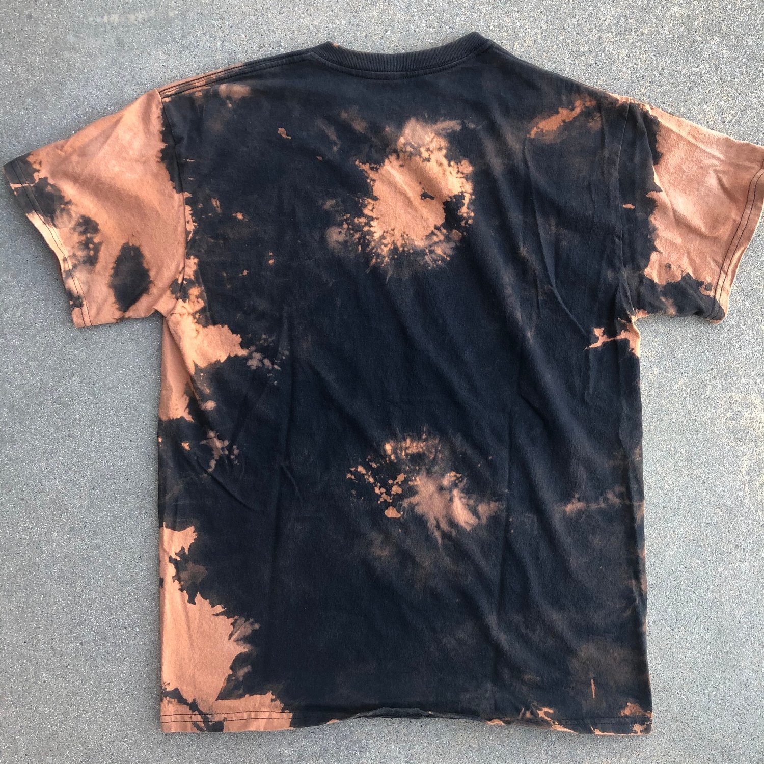 Image of Custom Bleached Johnny Cash “Man in Black” Tee