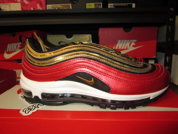 Air Max 97 "University Red/Gold Sequin" WMNS - areaGS - KIDS SIZE ONLY